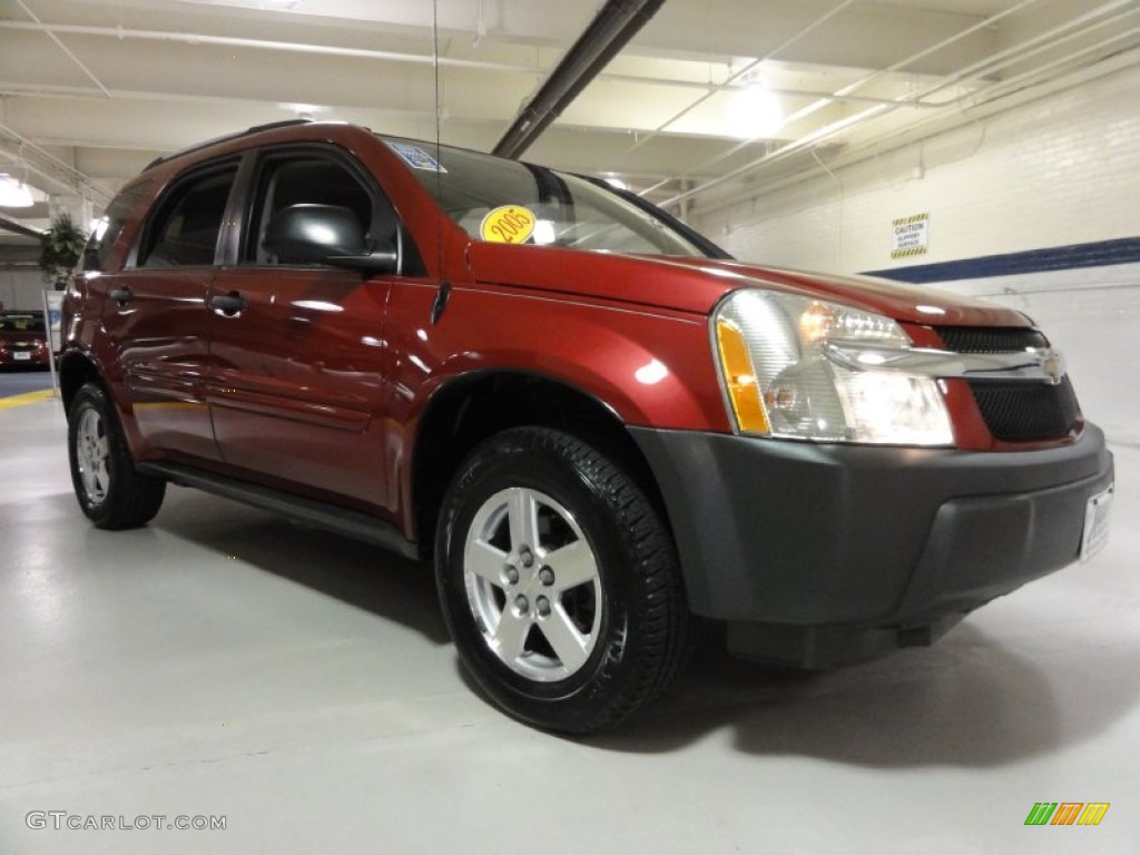 2005 Equinox LS - Salsa Red Metallic / Light Gray photo #5
