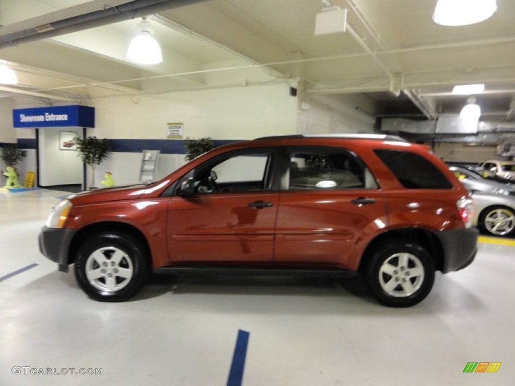 2005 Equinox LS - Salsa Red Metallic / Light Gray photo #11