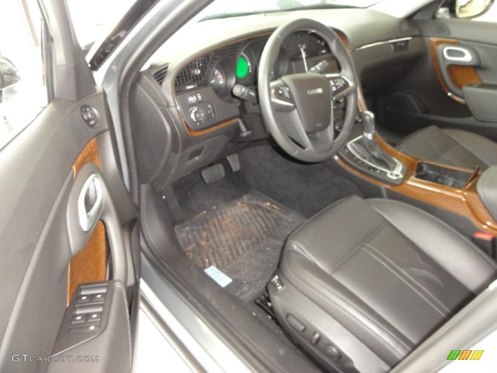 Jet Black Interior 2011 Saab 9-5 Turbo4 Sedan Photo #59311412