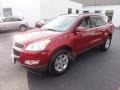 2012 Crystal Red Tintcoat Chevrolet Traverse LT  photo #2