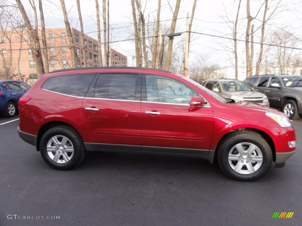 Crystal Red Tintcoat 2012 Chevrolet Traverse LT Exterior Photo #59311568