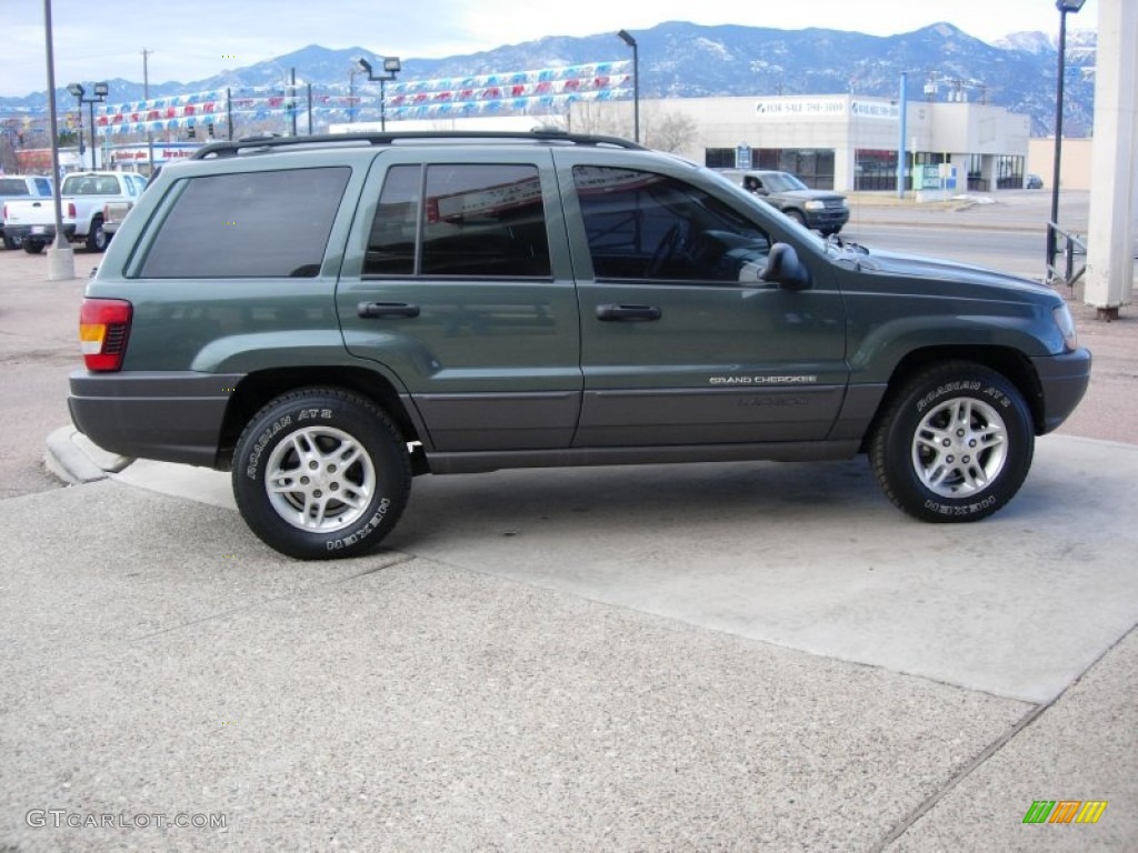 2002 Grand Cherokee Laredo 4x4 - Onyx Green Pearlcoat / Dark Slate Gray photo #4