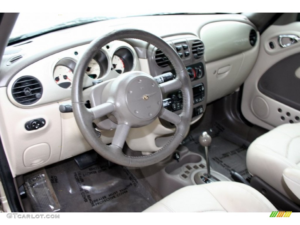Taupe/Pearl Beige Interior 2005 Chrysler PT Cruiser Touring Turbo Convertible Photo #59312408