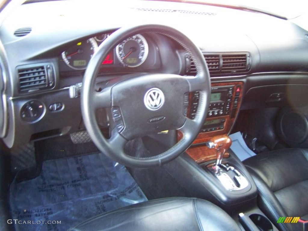 2003 Passat W8 4Motion Sedan - Silverstone Grey Metallic / Black photo #16