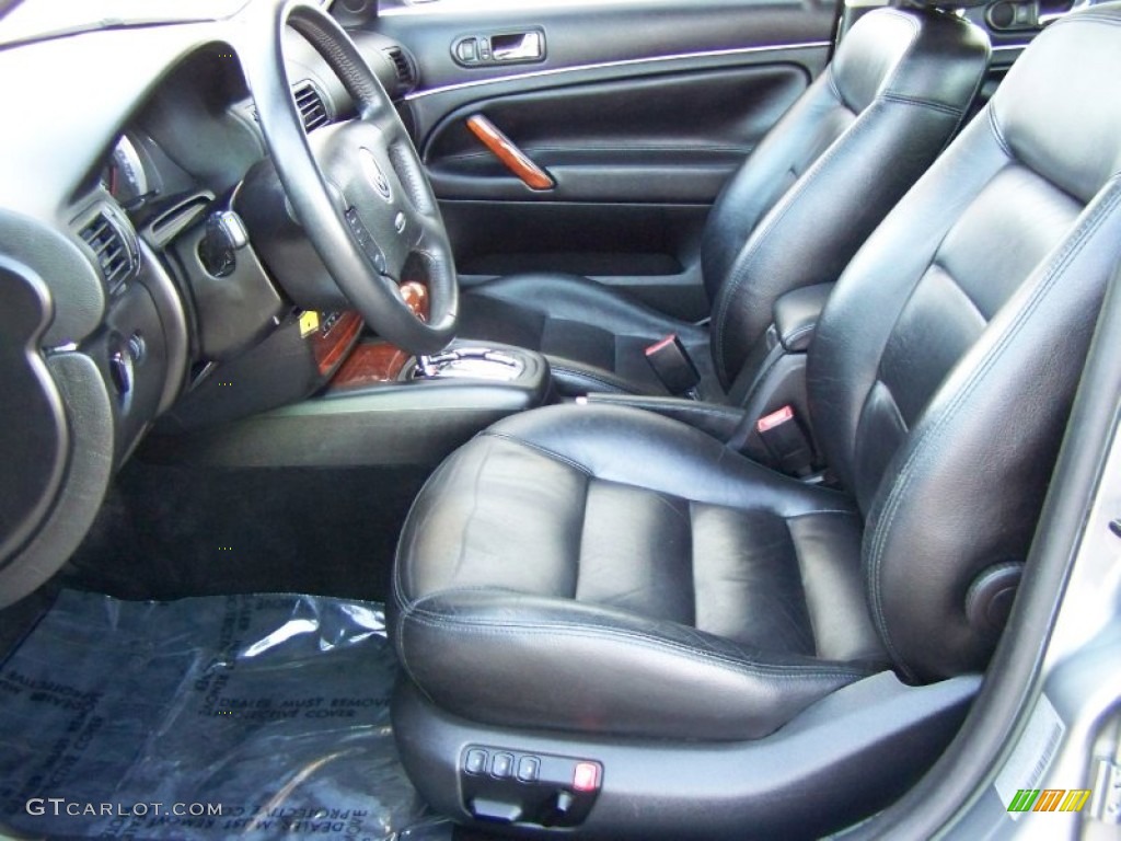 Black Interior 2003 Volkswagen Passat W8 4Motion Sedan Photo #59312480