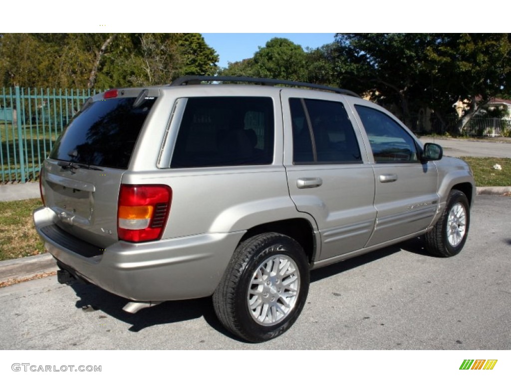 2004 Grand Cherokee Limited 4x4 - Light Khaki Metallic / Sandstone photo #12