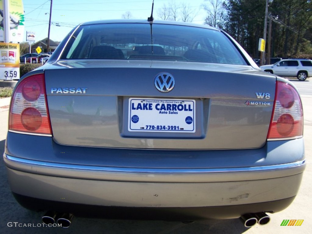 2003 Passat W8 4Motion Sedan - Silverstone Grey Metallic / Black photo #47