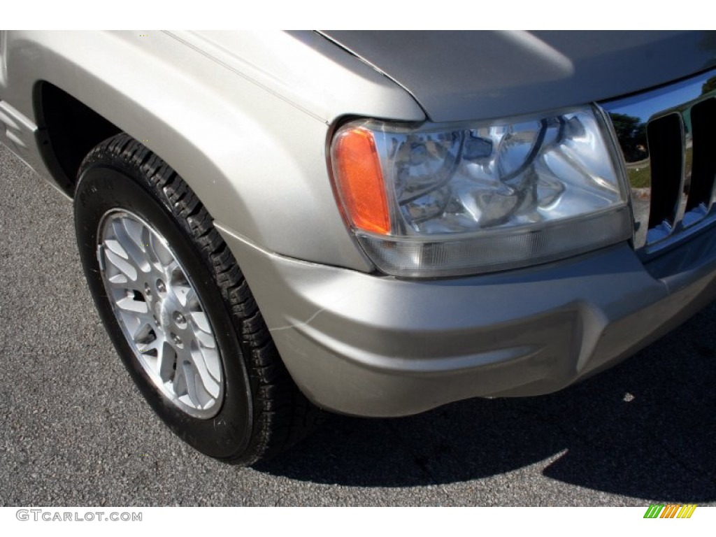 2004 Grand Cherokee Limited 4x4 - Light Khaki Metallic / Sandstone photo #27