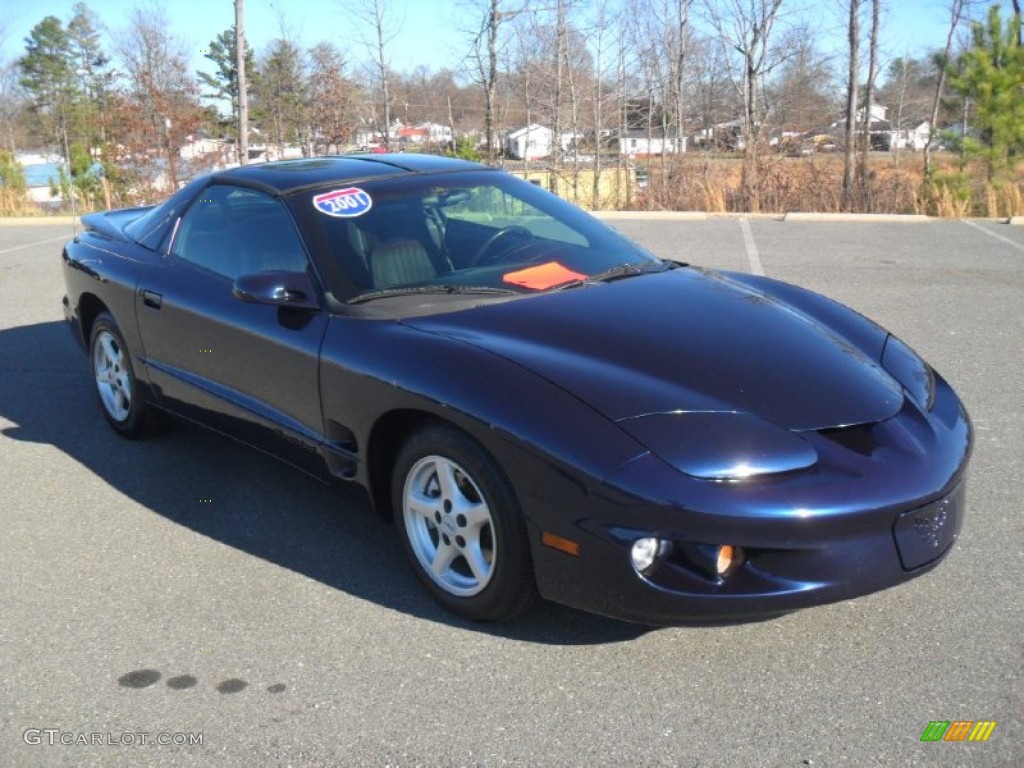 2001 Firebird Coupe - Navy Blue Metallic / Ebony photo #2