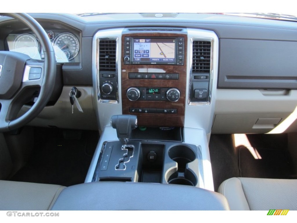 2011 Ram 1500 Laramie Crew Cab 4x4 - Deep Cherry Red Crystal Pearl / Light Pebble Beige/Bark Brown photo #18