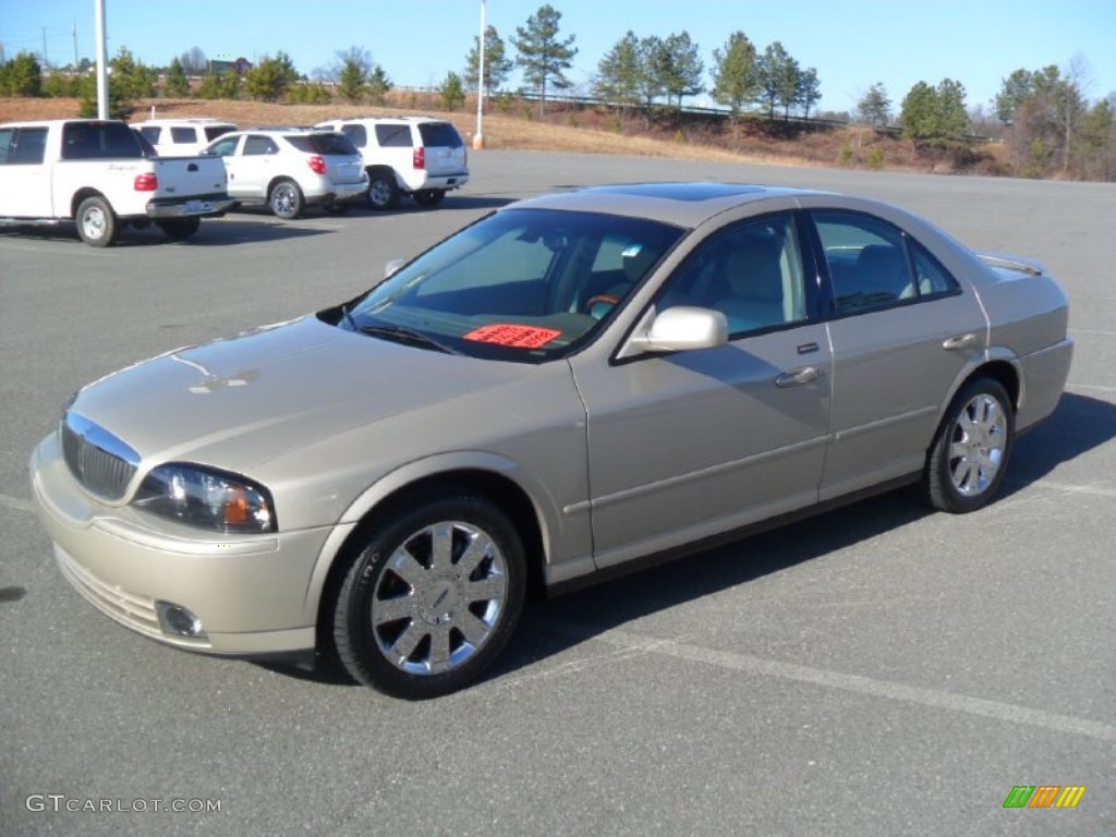 2004 LS V8 - Light French Silk Metallic / Dark Stone/Medium Light Stone photo #1