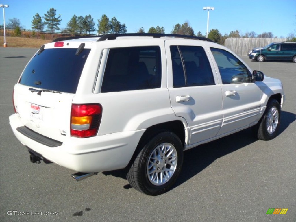 2002 Grand Cherokee Limited 4x4 - Stone White / Taupe photo #6