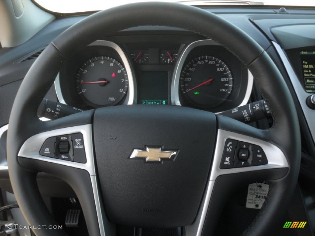 2012 Equinox LT - Silver Ice Metallic / Jet Black photo #13