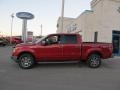 2010 Red Candy Metallic Ford F150 Lariat SuperCrew 4x4  photo #2