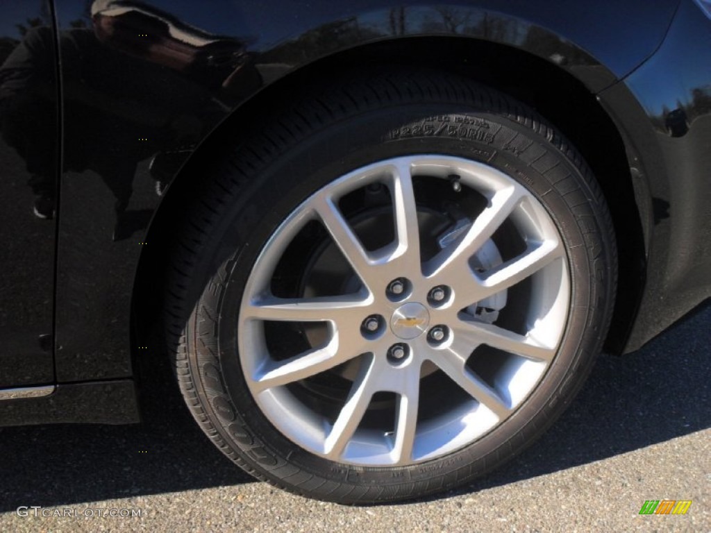 2012 Malibu LTZ - Black Granite Metallic / Cocoa/Cashmere photo #25