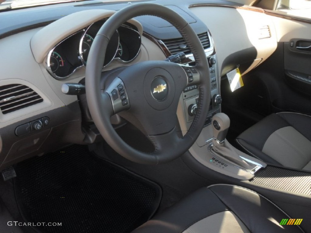 2012 Malibu LTZ - Black Granite Metallic / Cocoa/Cashmere photo #27