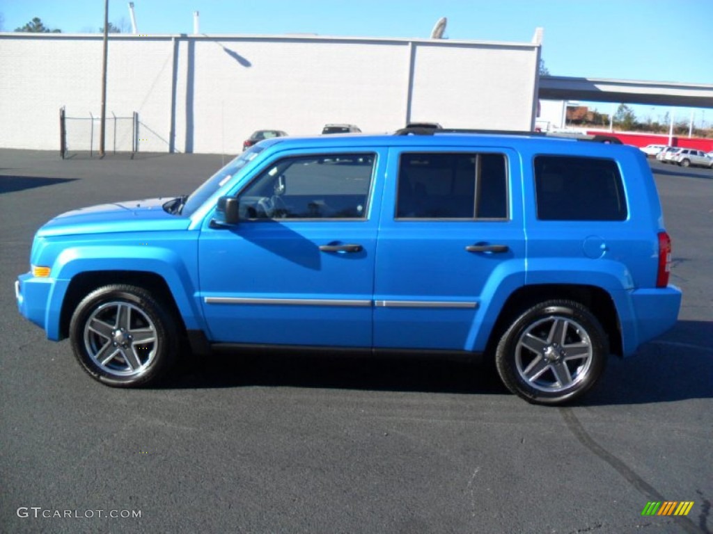 2008 Patriot Limited - Surf Blue Pearl / Dark Slate Gray photo #3