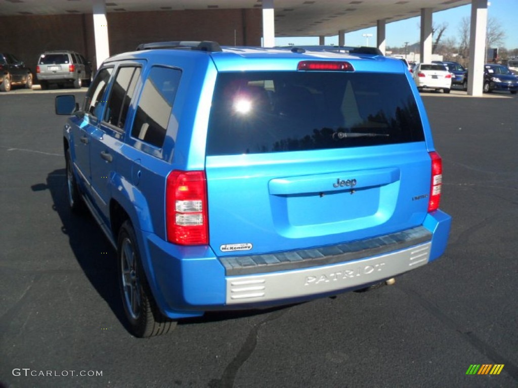 2008 Patriot Limited - Surf Blue Pearl / Dark Slate Gray photo #5