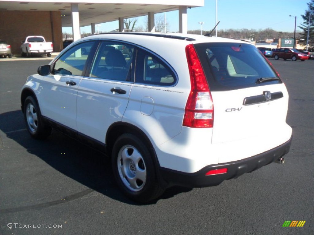 2009 CR-V LX - Taffeta White / Gray photo #4