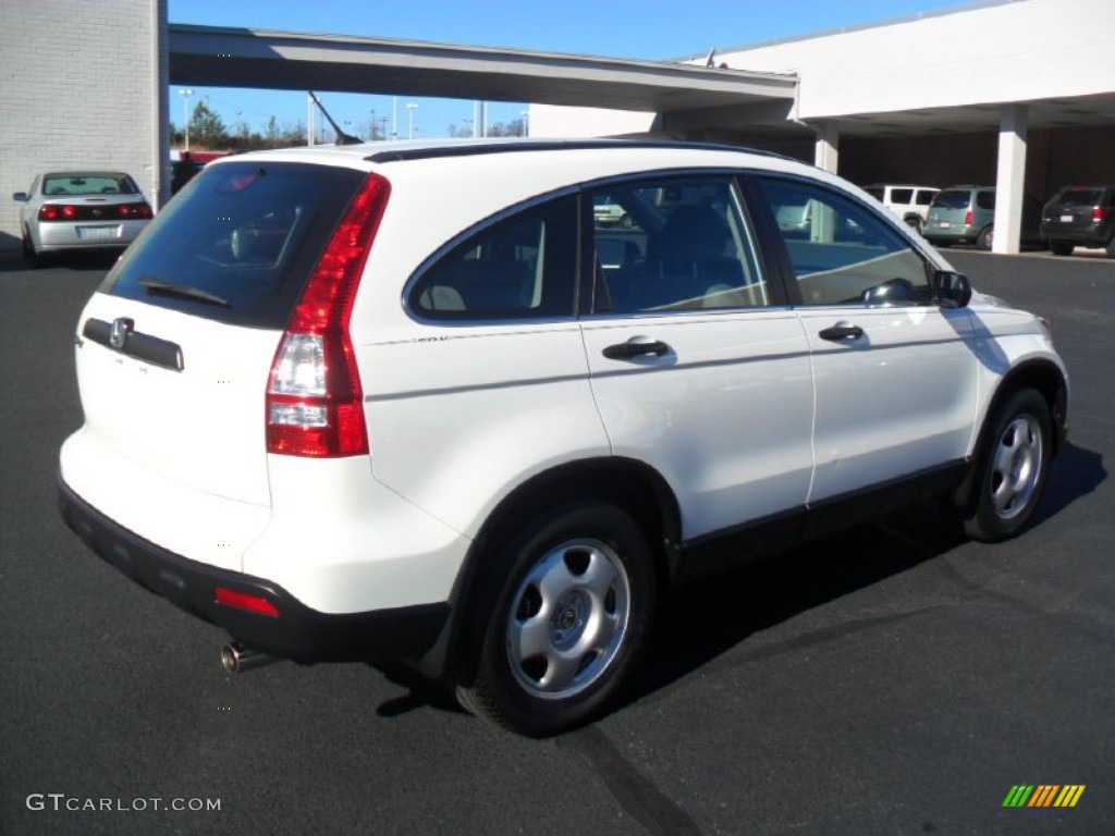 2009 CR-V LX - Taffeta White / Gray photo #6