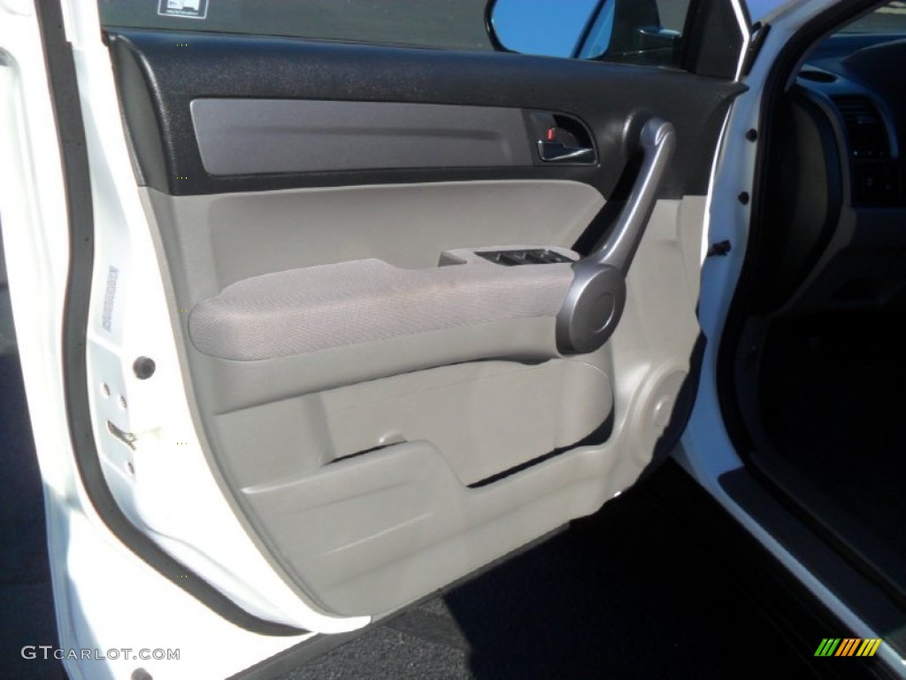 2009 CR-V LX - Taffeta White / Gray photo #10