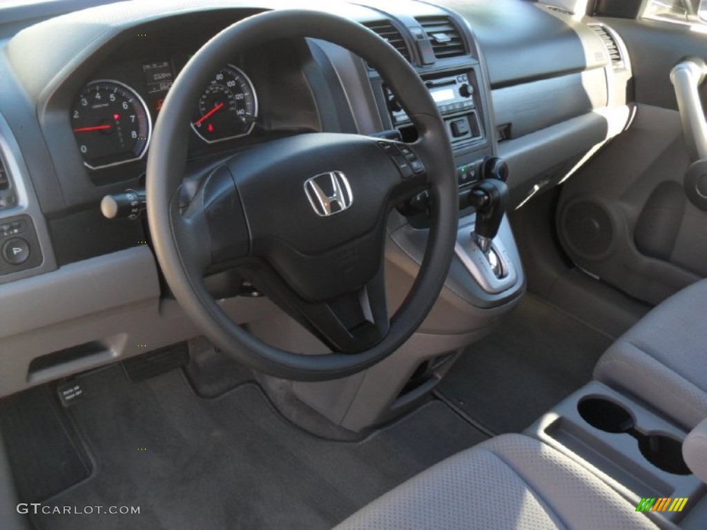 2009 CR-V LX - Taffeta White / Gray photo #26