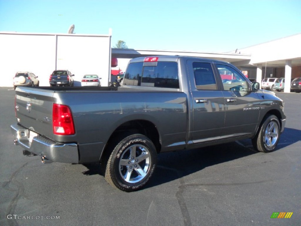 2012 Ram 1500 SLT Quad Cab 4x4 - Mineral Gray Metallic / Dark Slate Gray/Medium Graystone photo #6