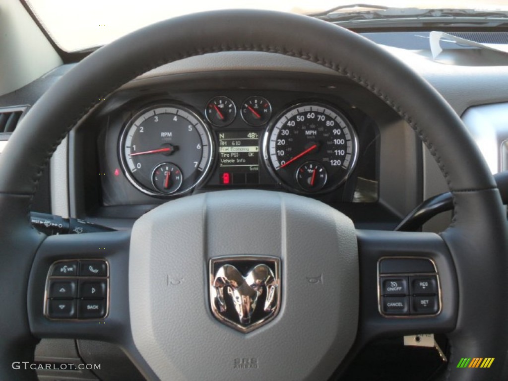 2012 Ram 1500 SLT Quad Cab 4x4 - Mineral Gray Metallic / Dark Slate Gray/Medium Graystone photo #12