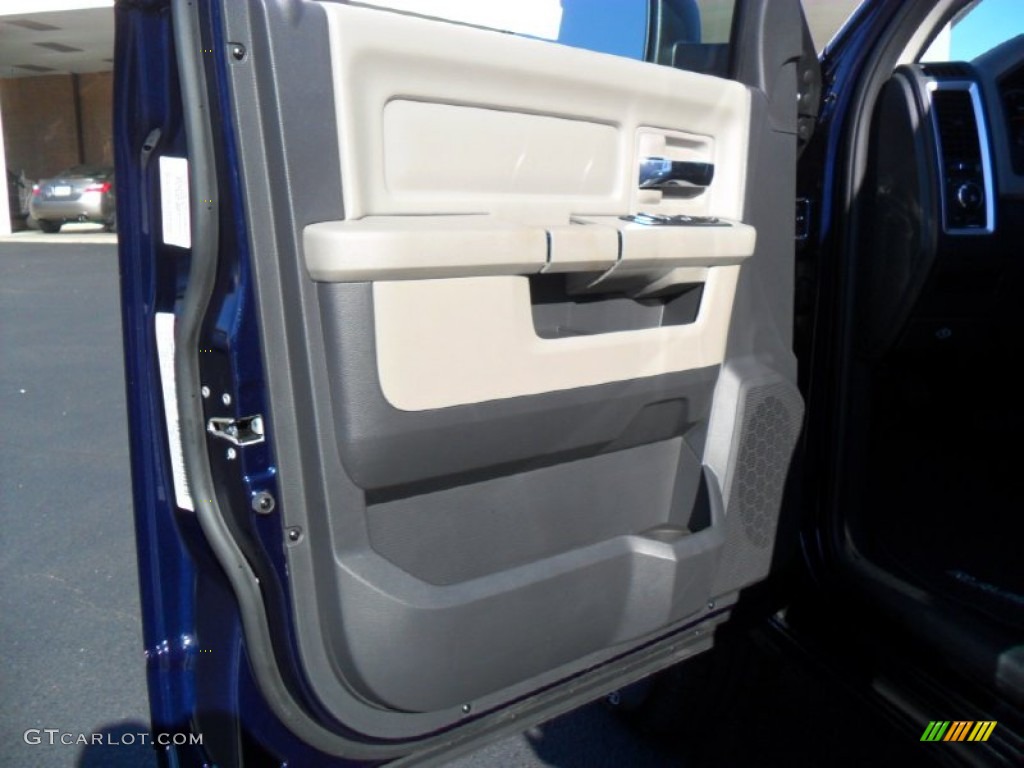 2012 Ram 1500 Big Horn Quad Cab - True Blue Pearl / Dark Slate Gray/Medium Graystone photo #10