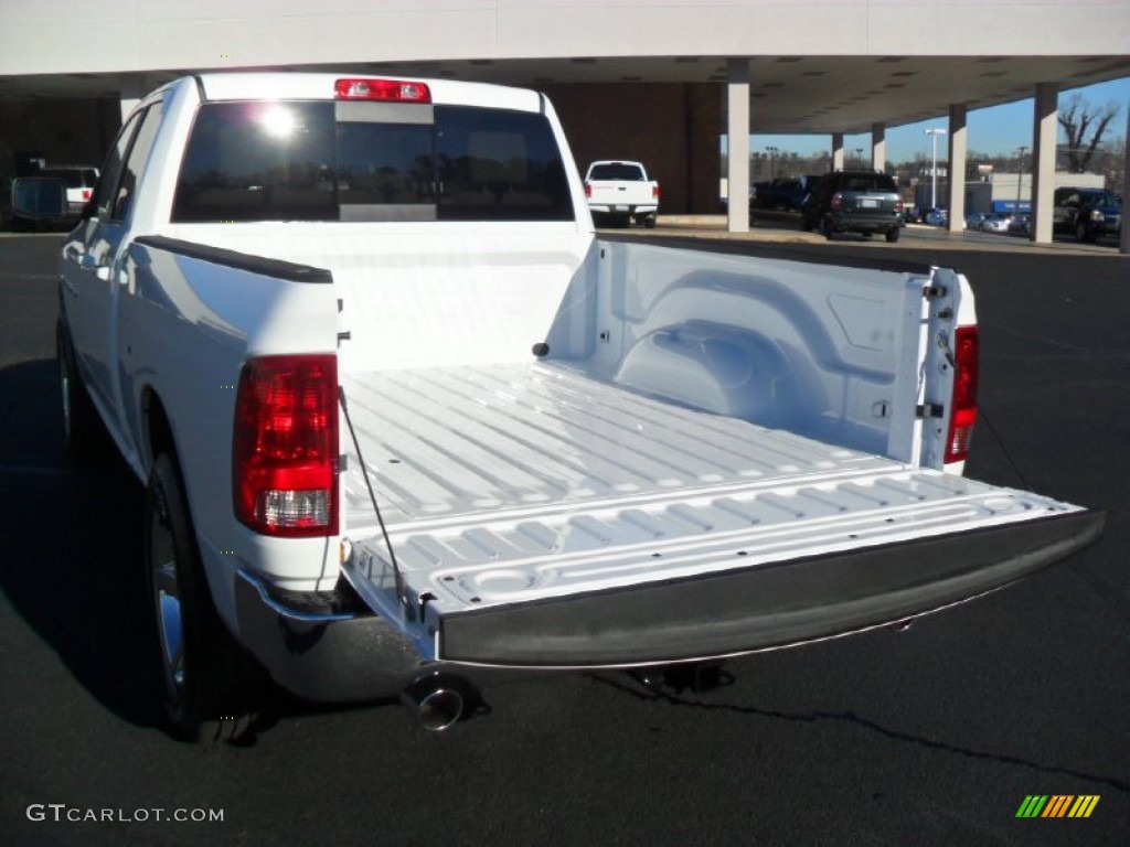 2012 Ram 1500 Big Horn Quad Cab - Bright White / Light Pebble Beige/Bark Brown photo #17