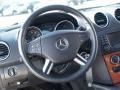 2008 Mercedes-Benz ML Black Interior Steering Wheel Photo