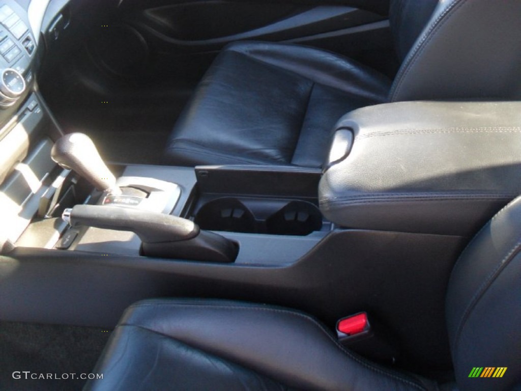 2009 Accord EX-L V6 Coupe - Polished Metal Metallic / Black photo #10