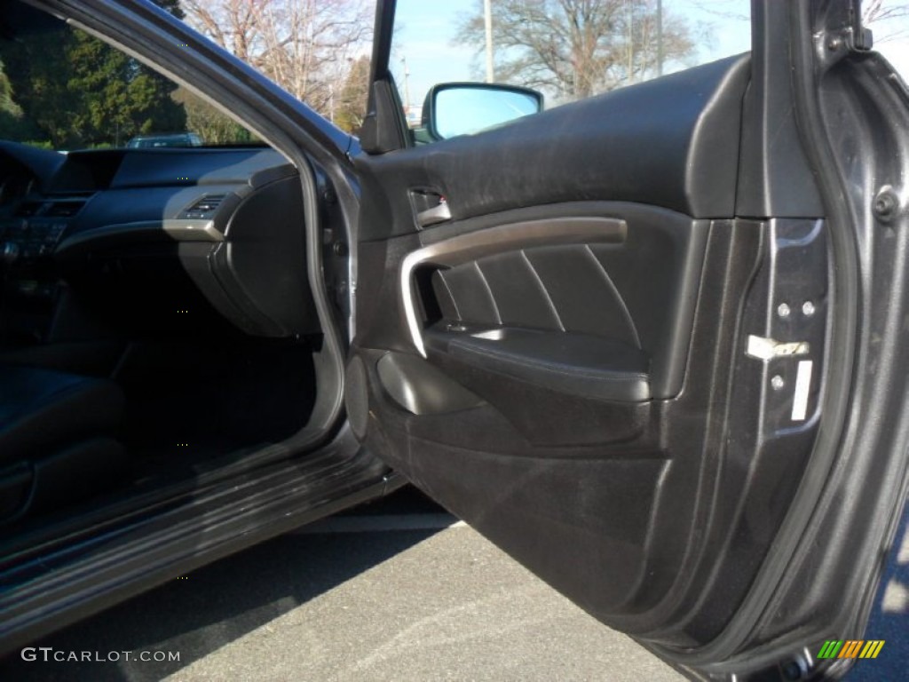 2009 Accord EX-L V6 Coupe - Polished Metal Metallic / Black photo #21