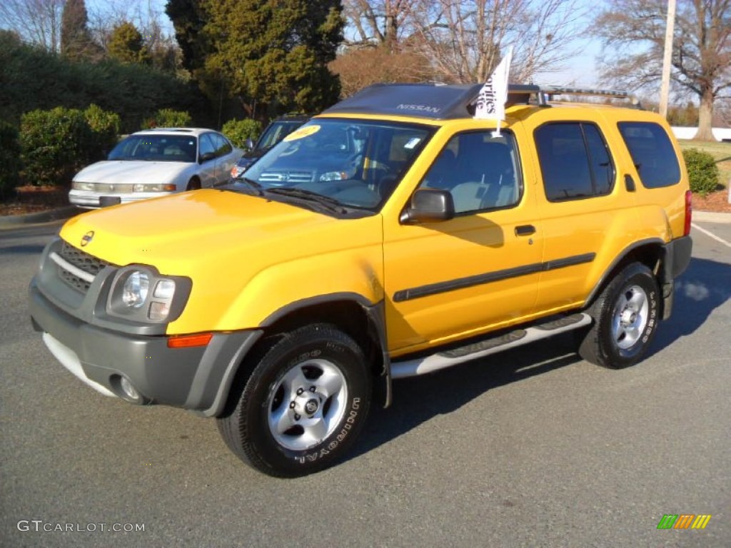 Solar Yellow Nissan Xterra