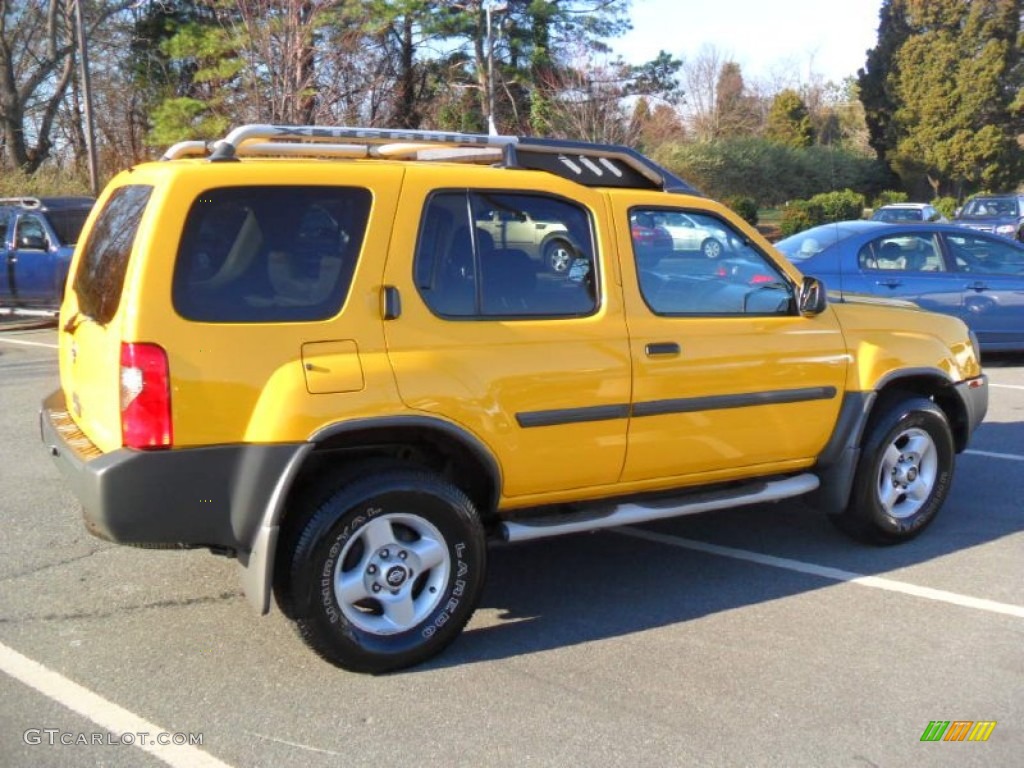 2002 Xterra XE V6 - Solar Yellow / Gray Celadon photo #6