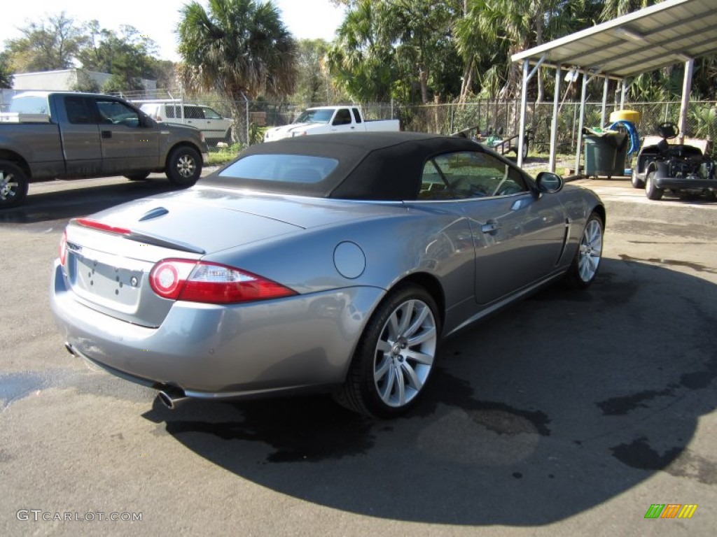 2009 XK XK8 Convertible - Lunar Grey / Charcoal photo #5