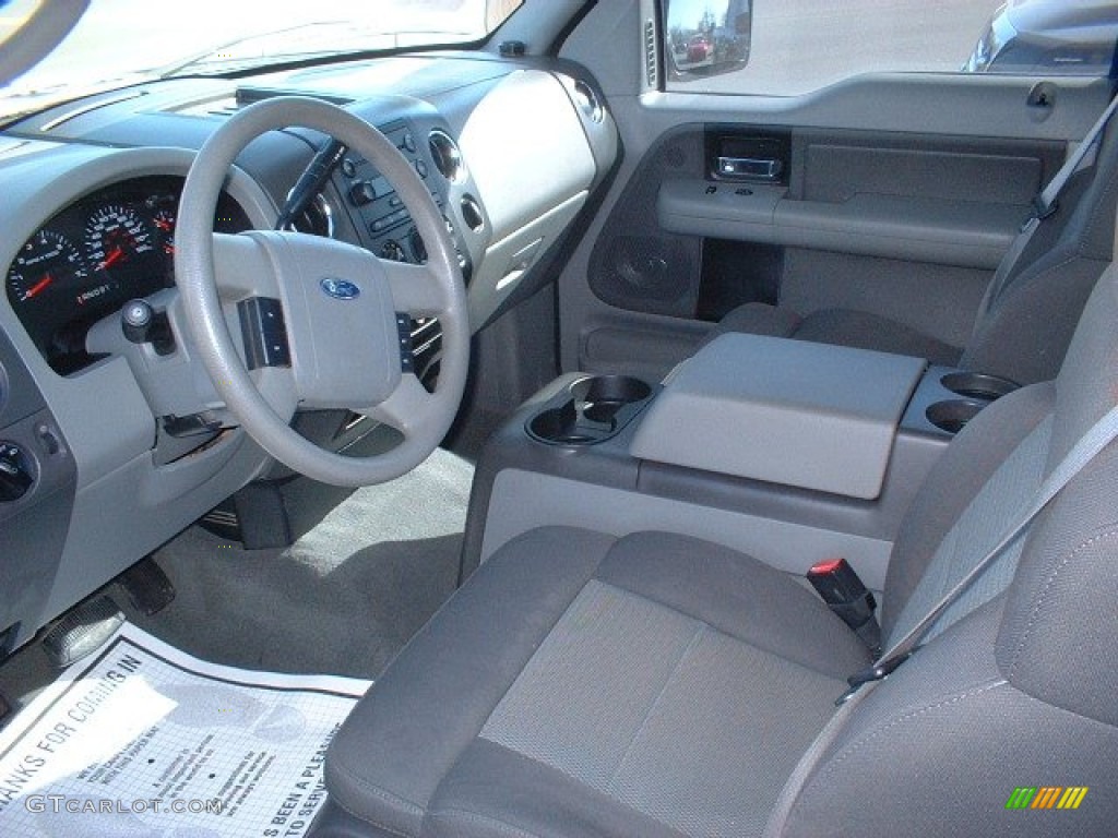 2005 F150 XLT SuperCab - Black / Medium Flint/Dark Flint Grey photo #10