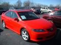 2005 Volcanic Red Mazda MAZDA6 s Sport Hatchback  photo #1