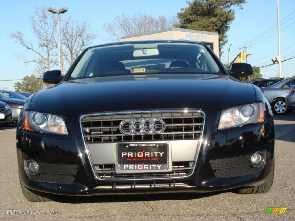 2010 A5 2.0T quattro Coupe - Brilliant Black / Black photo #8
