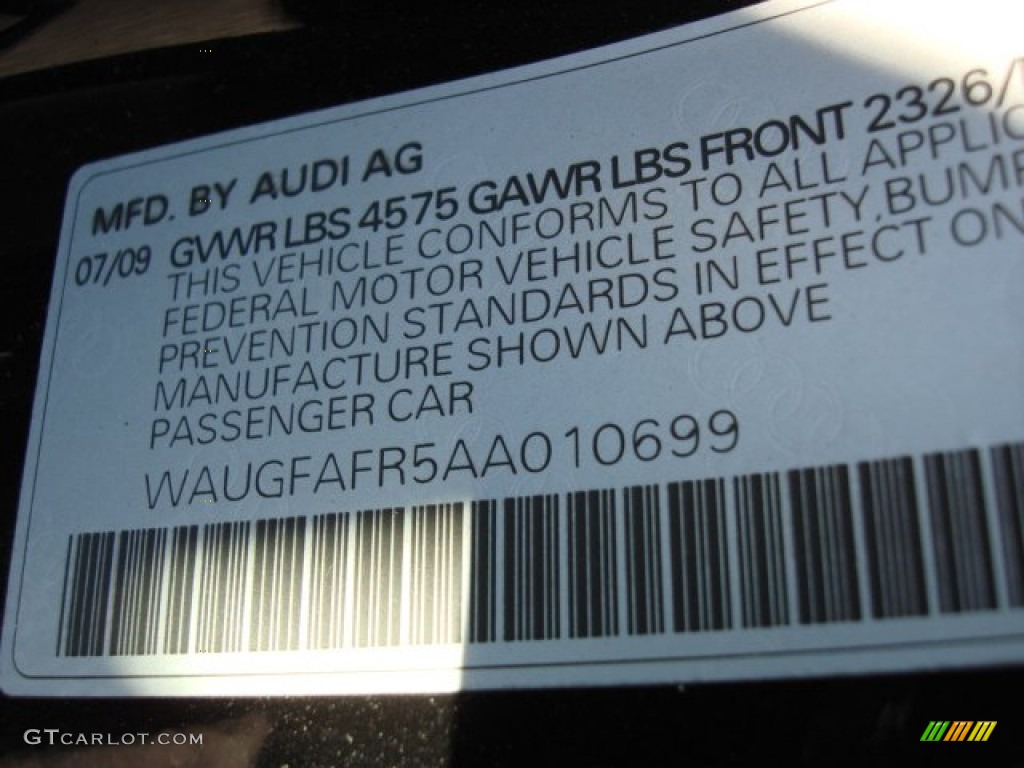 2010 A5 2.0T quattro Coupe - Brilliant Black / Black photo #25
