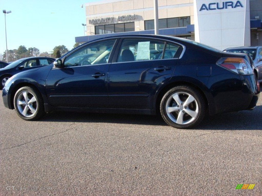 2007 Altima 3.5 SE - Majestic Blue Metallic / Frost photo #3