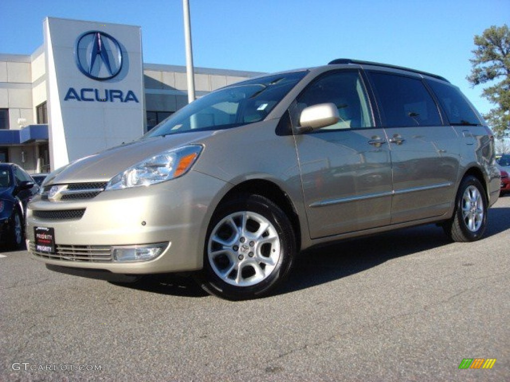 2005 Sienna XLE Limited - Desert Sand Mica / Taupe photo #2
