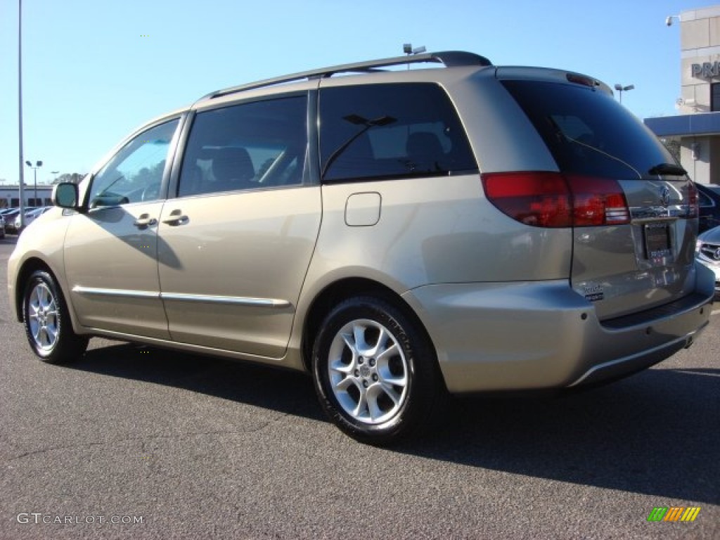 2005 Sienna XLE Limited - Desert Sand Mica / Taupe photo #4