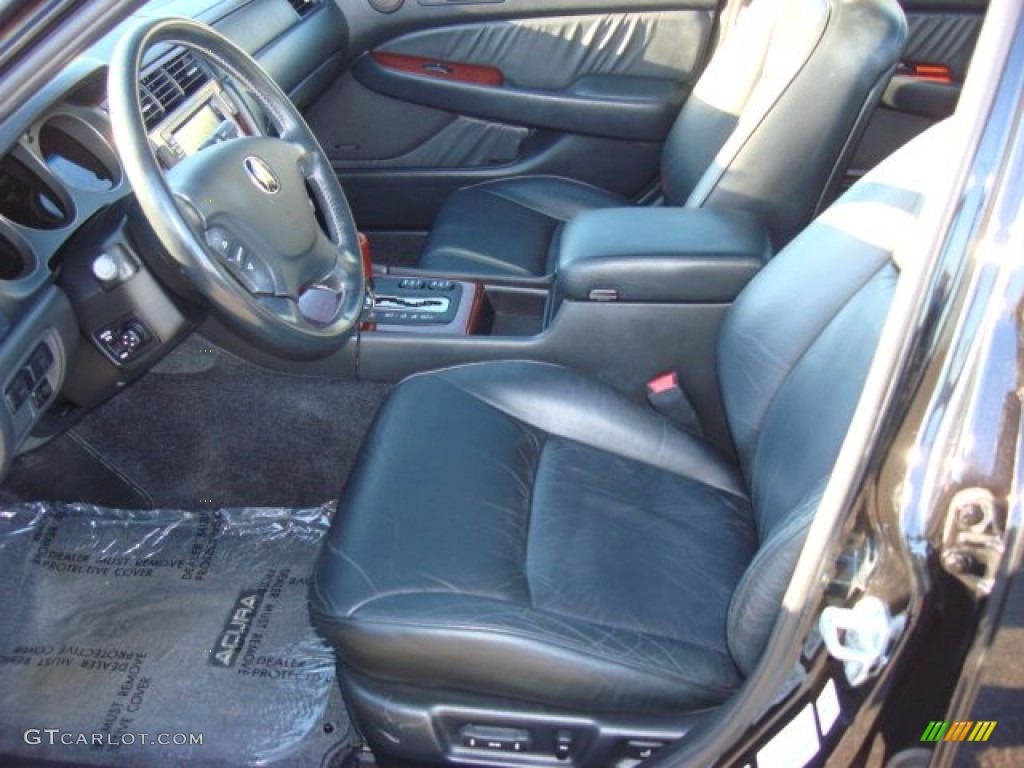 Ebony Interior 2004 Acura RL 3.5 Photo #59327495