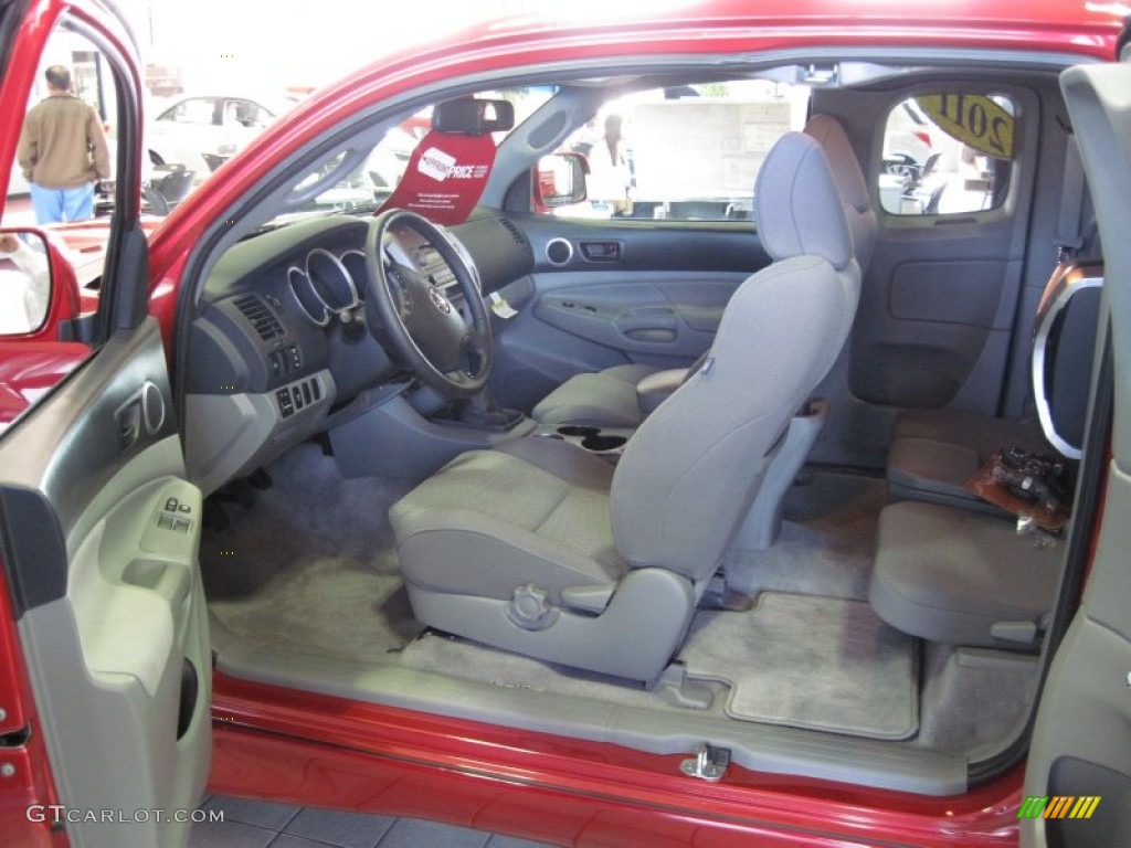 Graphite Gray Interior 2011 Toyota Tacoma X-Runner Photo #59327945