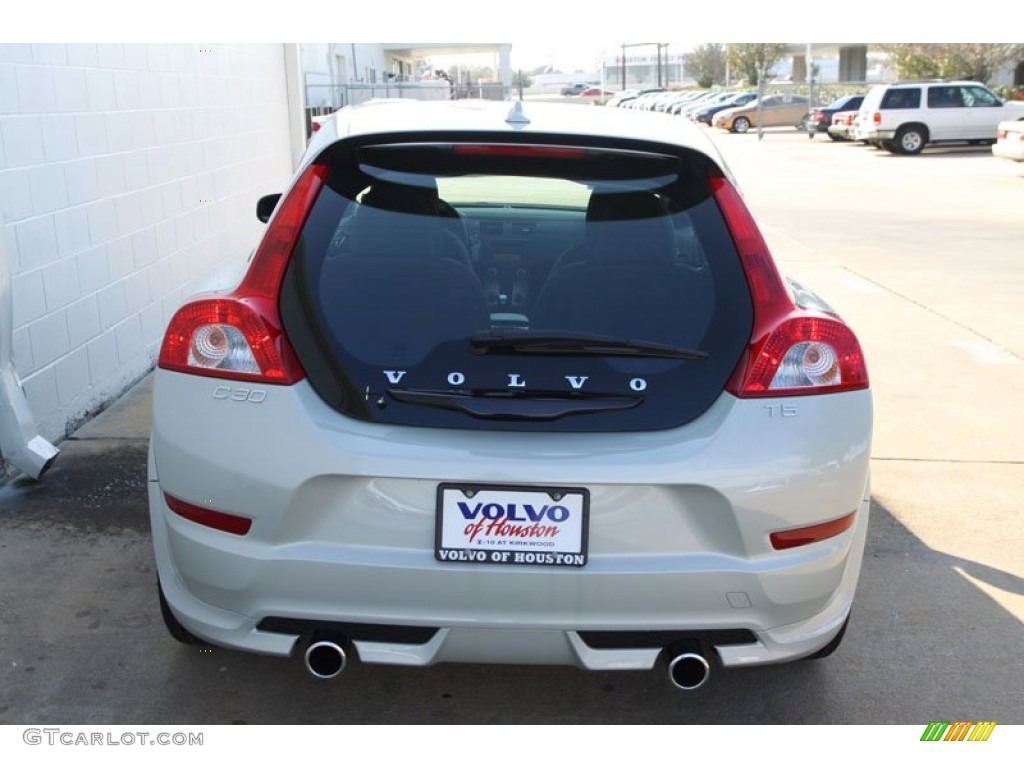 2012 C30 T5 R-Design - Cosmic White Metallic / R Design Off Black/Calcite photo #10