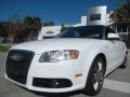 Ibis White - A4 2.0T Cabriolet Photo No. 2