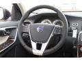 2012 Volvo S60 Soft Beige/Off Black Interior Steering Wheel Photo