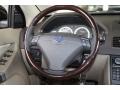 2012 Volvo XC90 Beige Interior Steering Wheel Photo