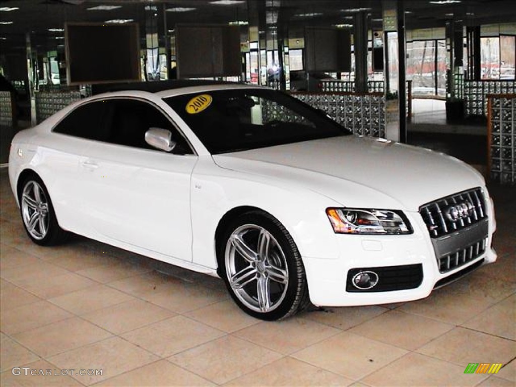 2011 S5 4.2 FSI quattro Coupe - Ibis White / Black Silk Nappa Leather photo #1